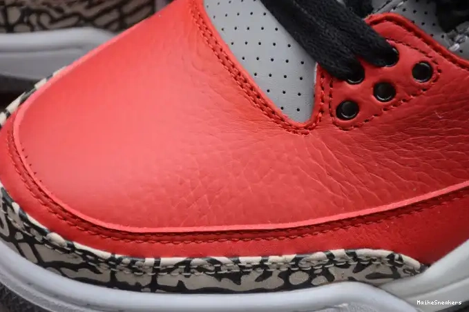 MaikeSneakers Jordan Cement 3 Air Red CK5692-600 0626